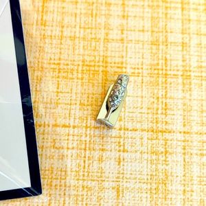 Keep Collective silver pave champagne flute charm